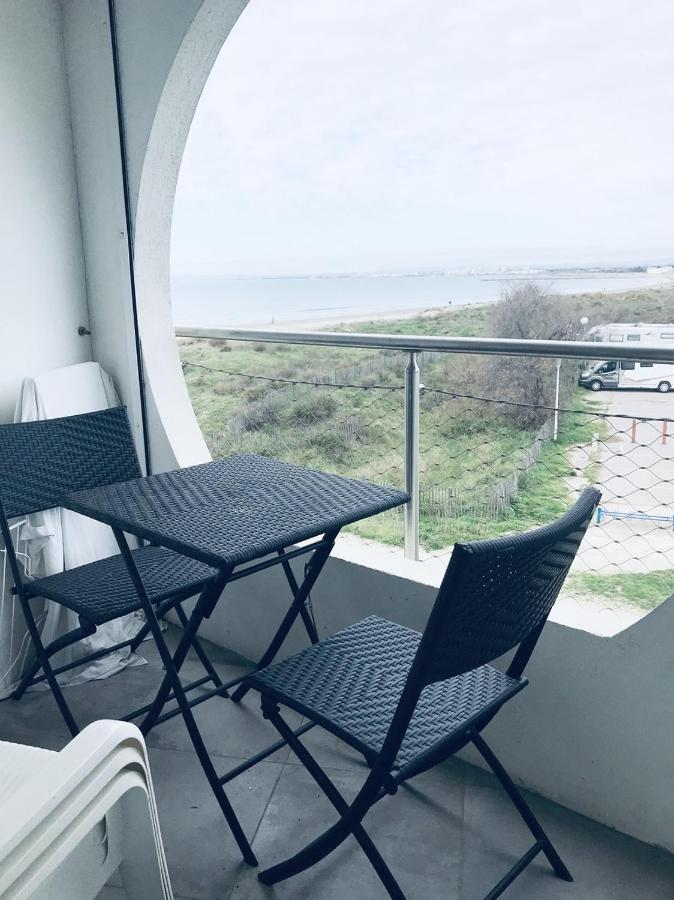As18656 - Grand Studio Vue Mer, Direct Sur Plage Avec Parking Prive Le Grau-du-Roi Ngoại thất bức ảnh